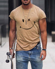Katoenen T-shirt Heren Smiley