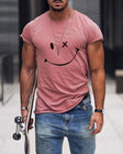 Katoenen T-shirt Heren Smiley