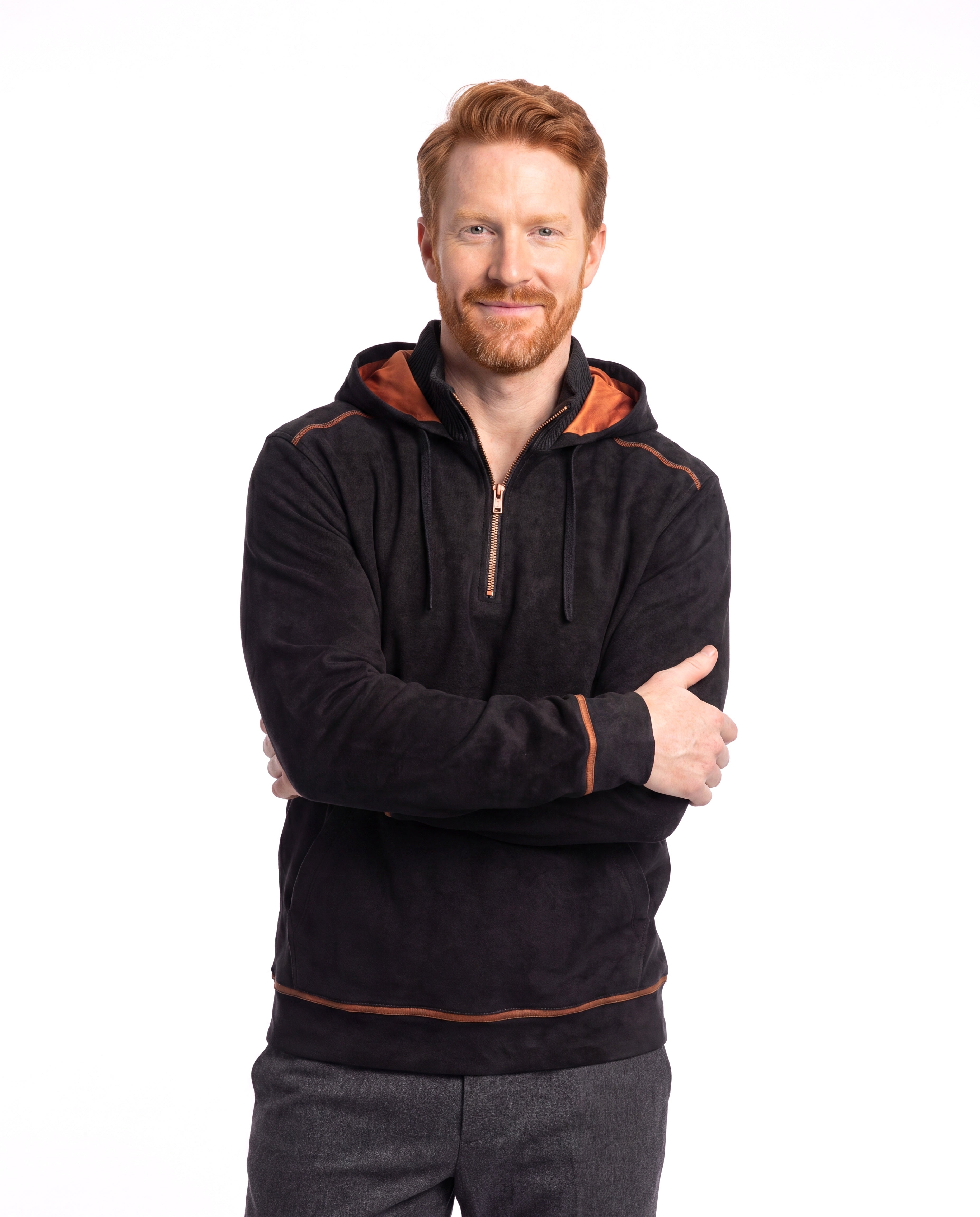 Thermische hoodie met geïsoleerde voering Heren