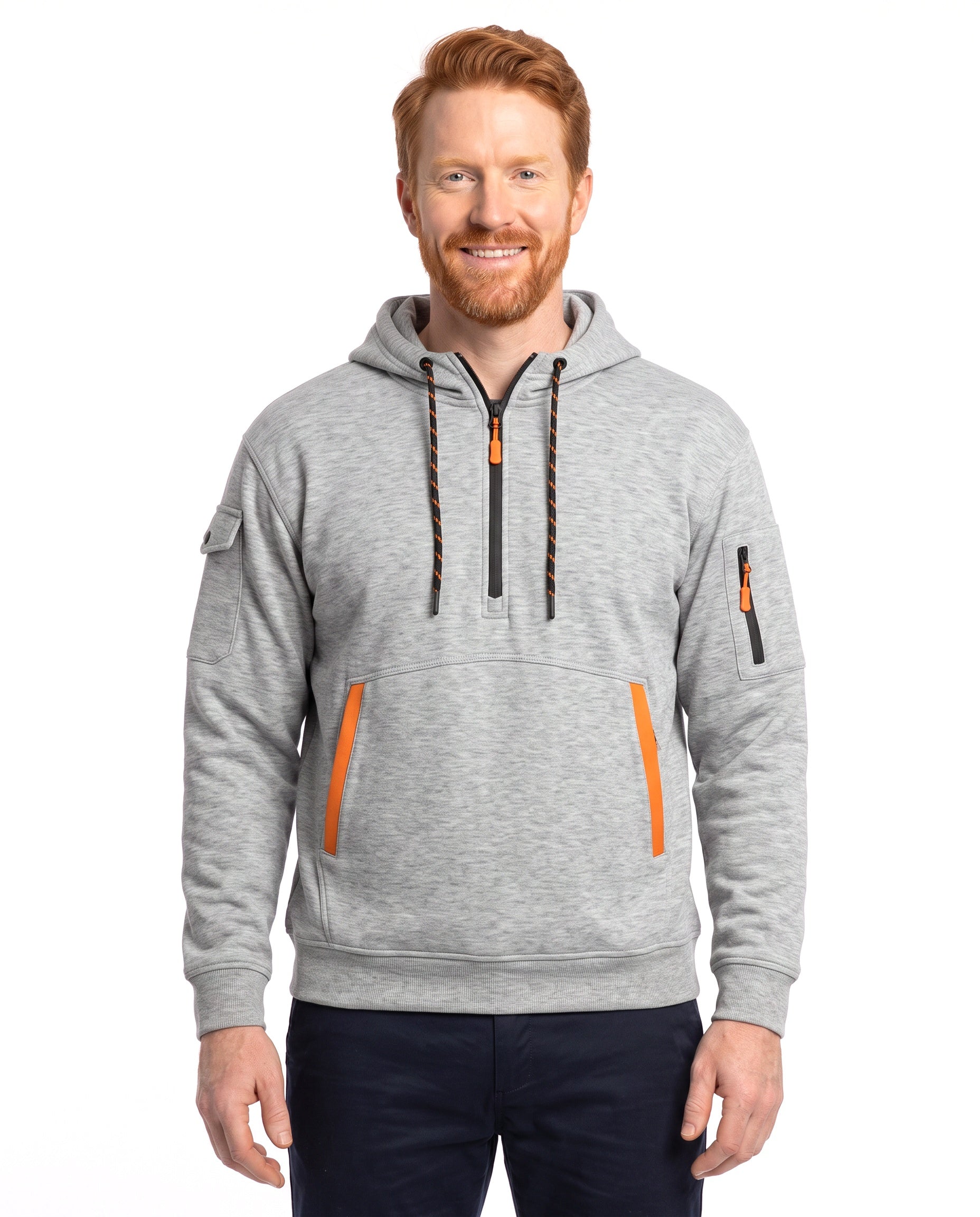 Katoenen hoodie met capuchon Heren