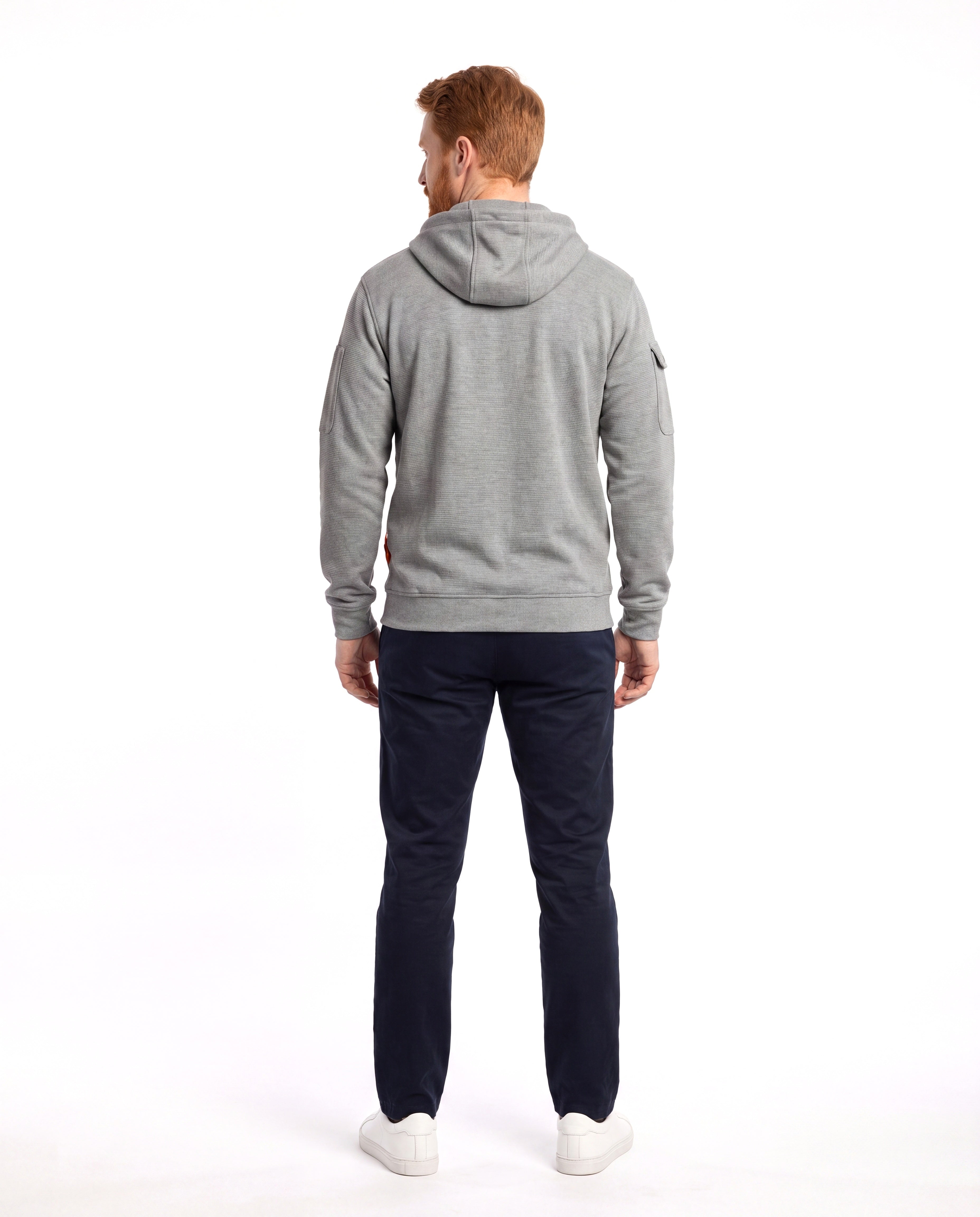 Katoenen hoodie met capuchon Heren