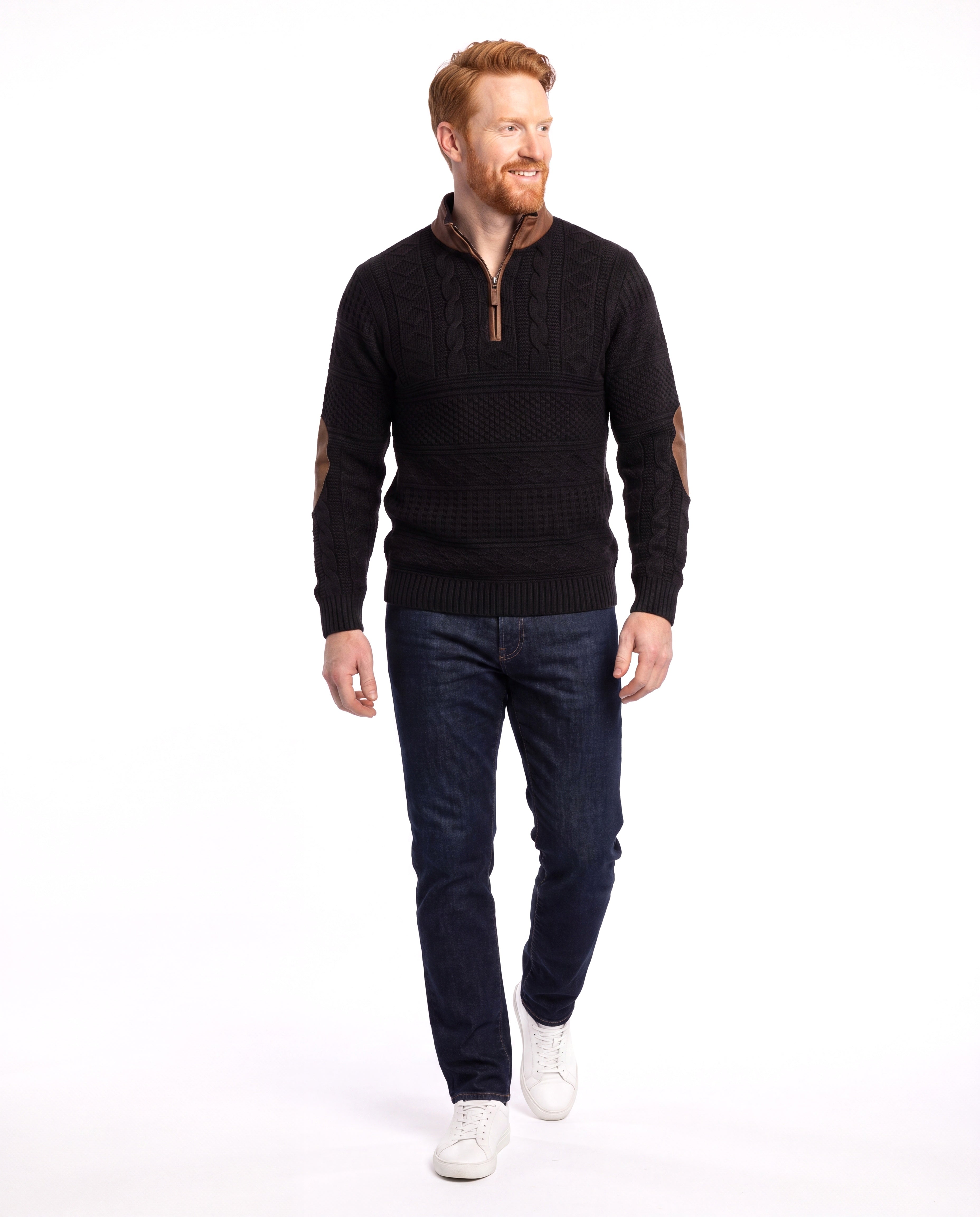 Gebreide sweater met vintage uitstraling Heren