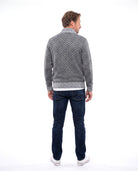 Gebreid vest met kraagsluiting Heren