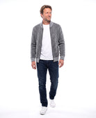 Gebreid vest met kraagsluiting Heren