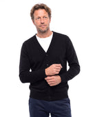 Fijngebreid vest met ronde hals Heren