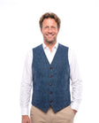 Gebreid gilet met knoopsluiting Heren