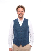 Gebreid gilet met knoopsluiting Heren