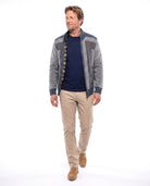 Wollen vest met ritssluiting Heren