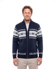 Katoenen vest met kraagdetail Heren