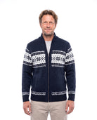Katoenen vest met kraagdetail Heren