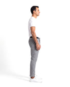 Katoenen loungebroek met stiksteekdetail Heren