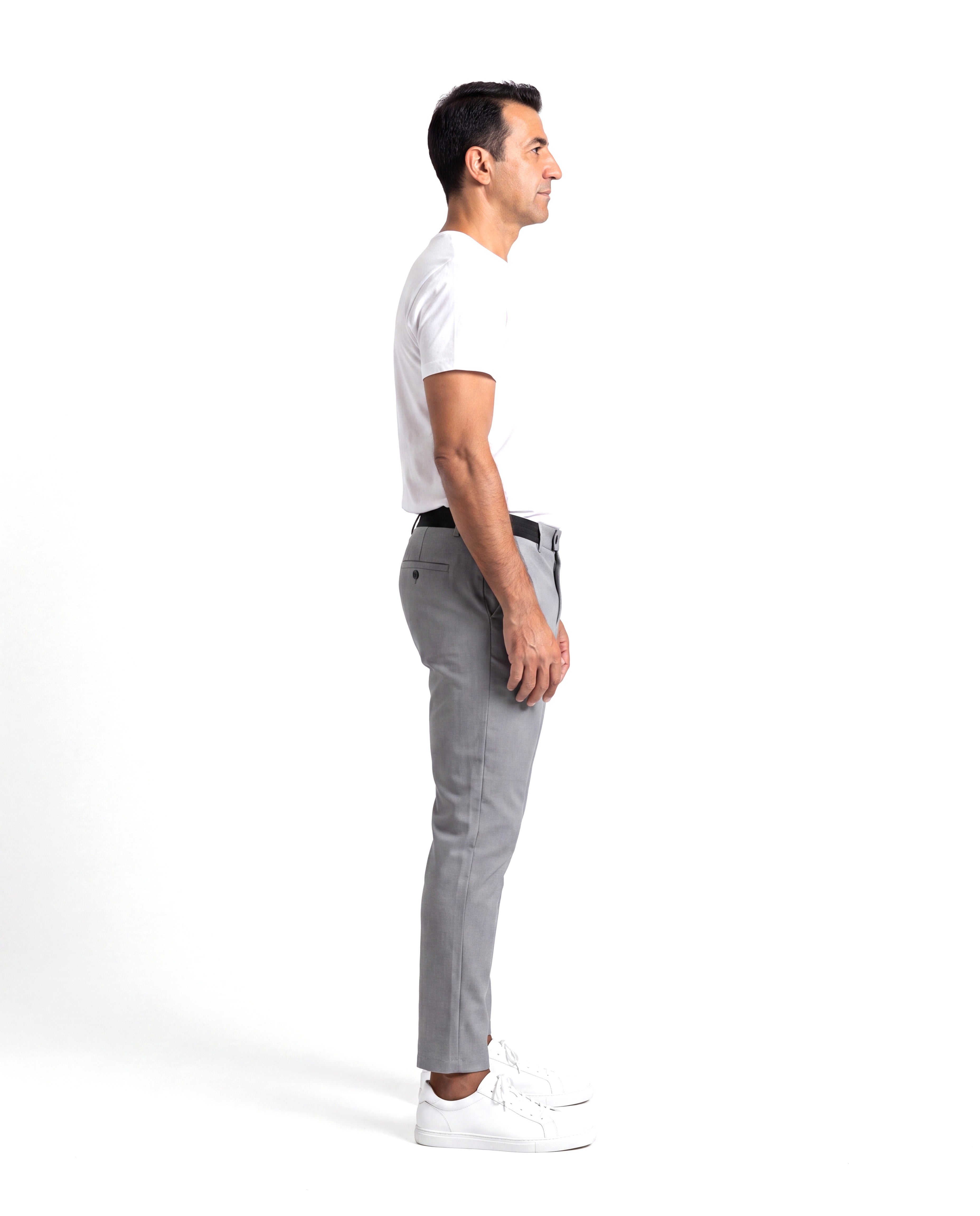 Katoenen loungebroek met stiksteekdetail Heren