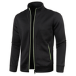 Fleece Vest Heren Opstaande Kraag Ritszakken