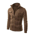 Vest Heren Opstaande Kraag Knopendetail