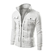 Vest Heren Opstaande Kraag Knopendetail