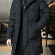 Leon - Elegante Lange Gewatteerde Winterjas