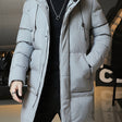 Leon - Elegante Lange Gewatteerde Winterjas