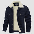 Corduroy Winterjas Heren Sherpa Kraag