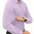 Slim Fit Overhemd Heren Stretch Lange Mouw