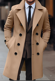Edward - Elegante Wollen Lange Winterjas