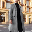 Marco - Elegante Wollen Lange Mantel Winterjas