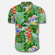 Tropisch Overhemd Heren Relaxed Fit Korte Mouw