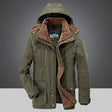 Dean - Casual Gevoerde Parka Winterjas