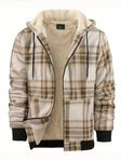 Julian - Stijlvolle Geruite Teddy Winterjas