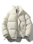 David - Stijlvolle Oversized Gewatteerde Winterjas