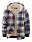Julian - Stijlvolle Geruite Teddy Winterjas