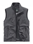 Bodywarmer Heren Opstaande Kraag Meerdere Zakken