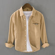 Ribfluweel Overshirt Heren Borstzak Lange Mouw