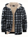 Julian - Stijlvolle Geruite Teddy Winterjas