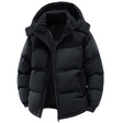 Gewatteerde Puffer Jas Heren Corduroy Capuchon