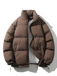 David - Stijlvolle Oversized Gewatteerde Winterjas