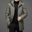 Waterdichte Parka Heren Afneembare Capuchon