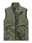 Bodywarmer Heren Opstaande Kraag Meerdere Zakken