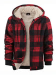 Julian - Stijlvolle Geruite Teddy Winterjas