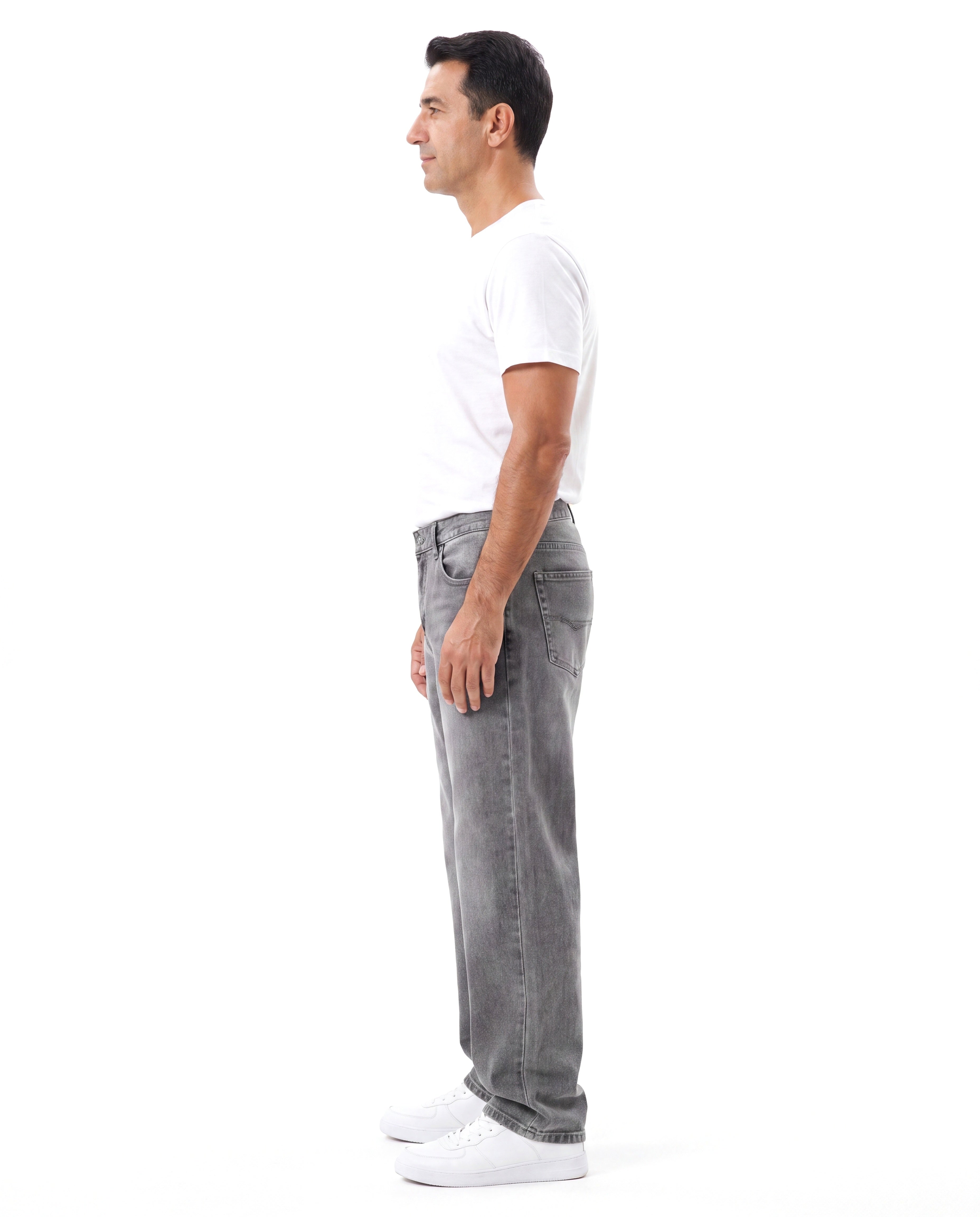 Stretch spijkerbroek met ruime pasvorm Heren
