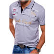 Poloshirt Heren Geborduurd Korte Mouw