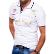 Poloshirt Heren Geborduurd Korte Mouw