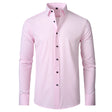 Stretch Overhemd Heren Slim Fit Lange Mouw