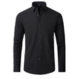 Stretch Overhemd Heren Slim Fit Lange Mouw