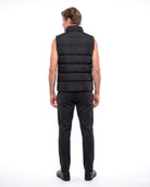 Gewatteerde bodywarmer met donzen vulling Heren