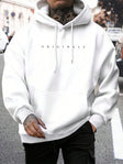 Hoodie Heren Casual Letterprint