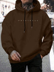 Hoodie Heren Casual Letterprint