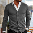 Gebreid Vest Heren Casual V-Hals