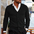 Gebreid Vest Heren Casual V-Hals
